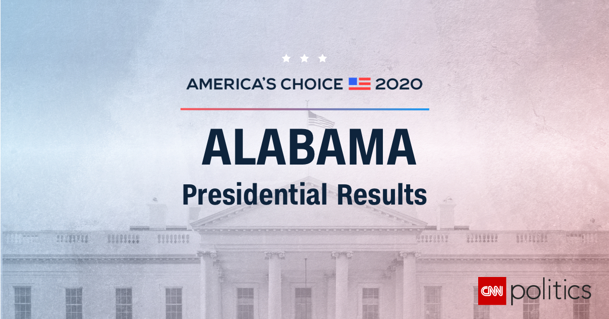 Alabama Presidential Election Results And Maps 2020