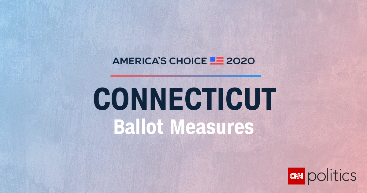 Connecticut Ballot Measure Results 2020