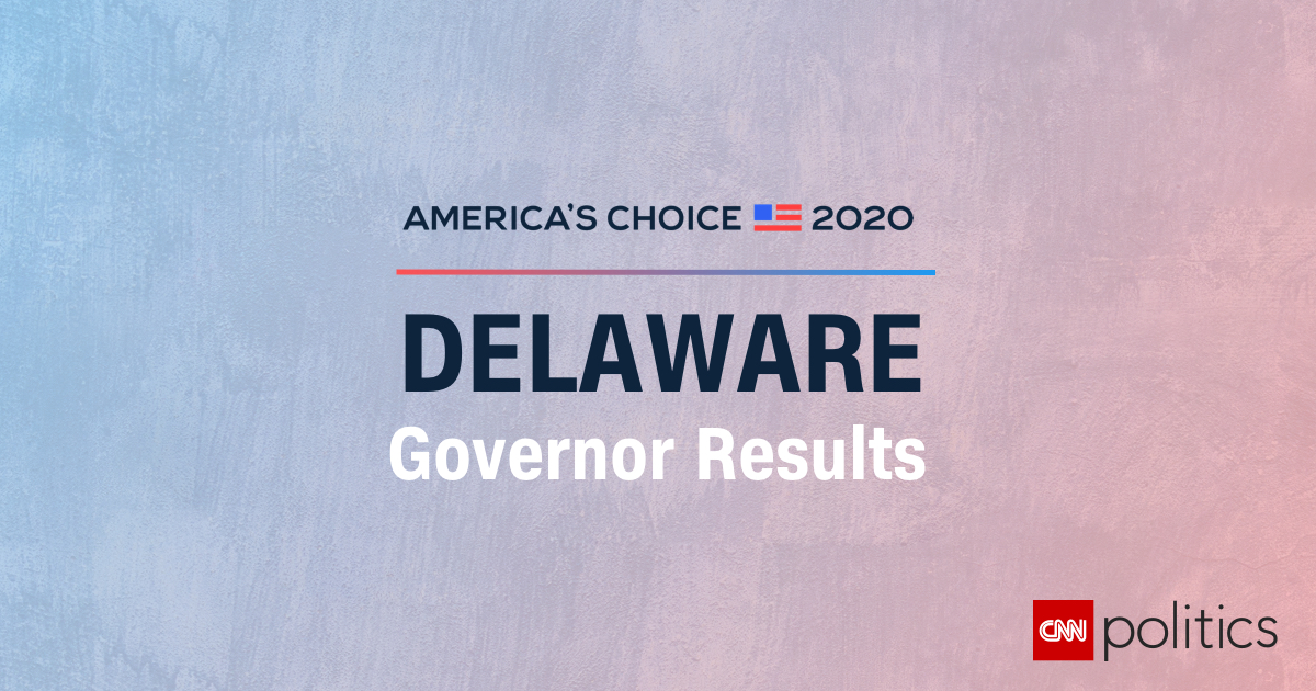 Delaware Governor Election Results And Maps 2020