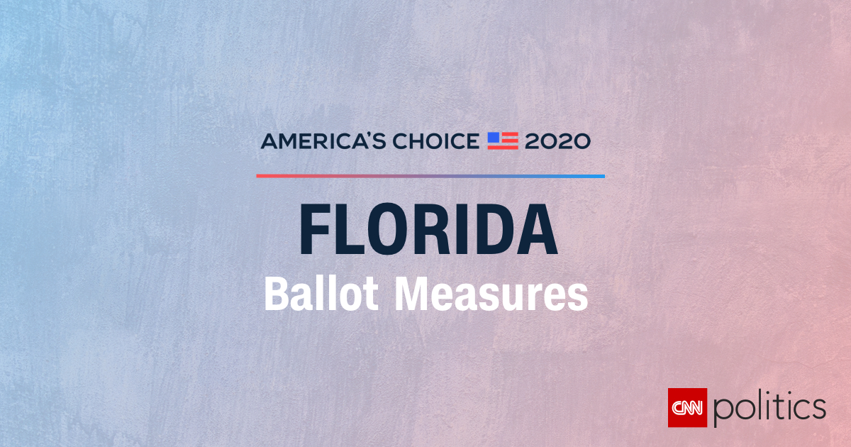 Florida Ballot Measure Results 2020