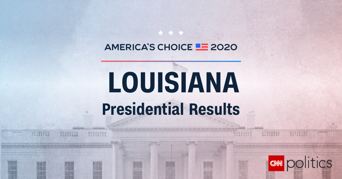 Louisiana Presidential Election Results and Maps 2020