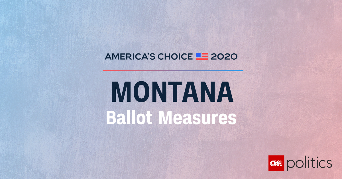 Montana Ballot Measure Results 2020
