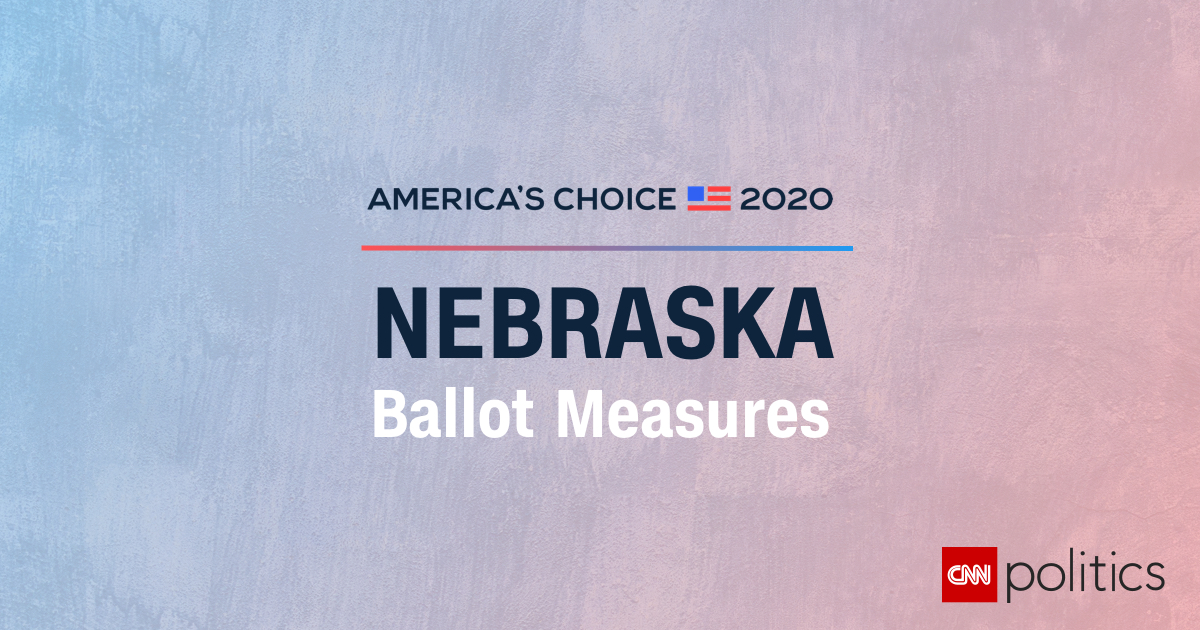 Nebraska Ballot Measure Results 2020