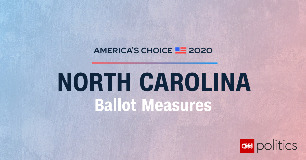 North Carolina Ballot Measure Results 2020