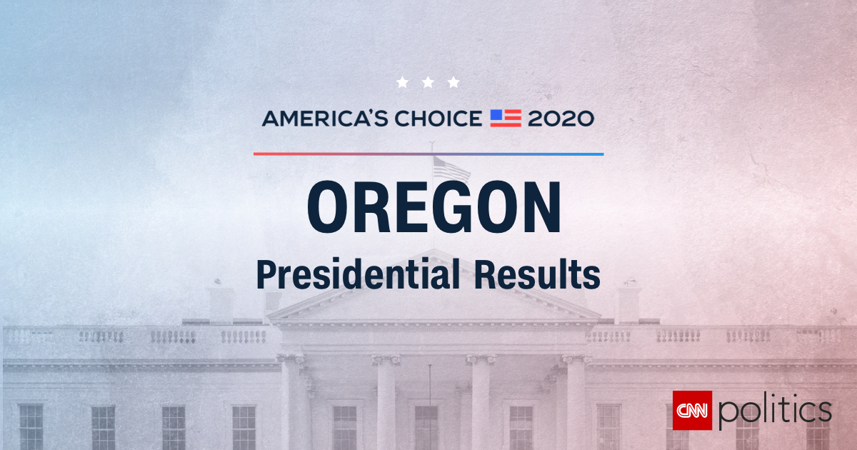 Oregon Presidential Election Results and Maps 2020