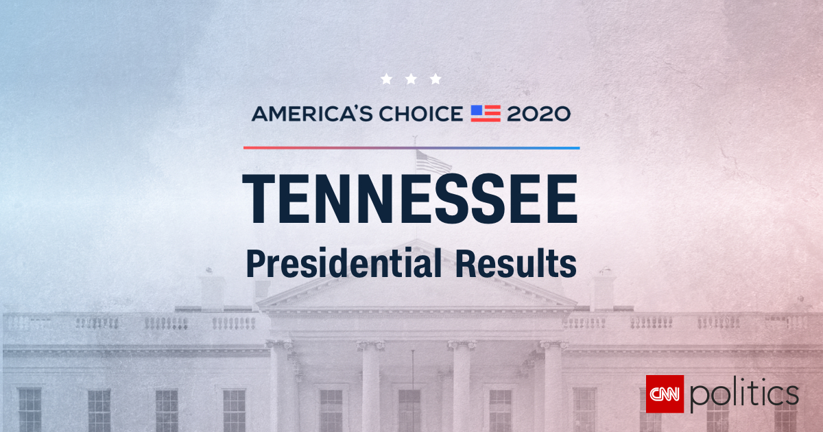 Tennessee Presidential Election Results and Maps 2020