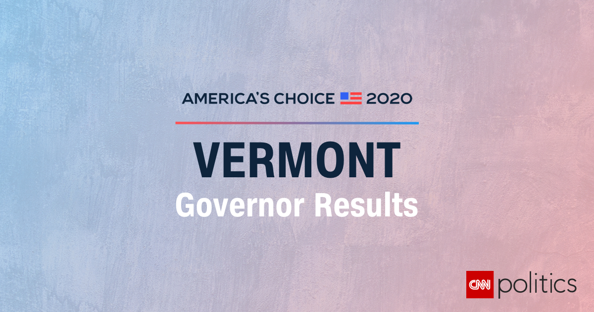 Vermont Governor Election Results And Maps 2020