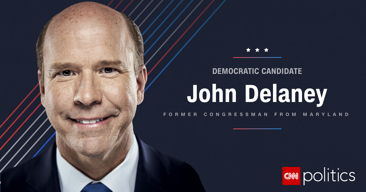 John Delaney 2020 Presidential Candidate Official Campaign Magnet 