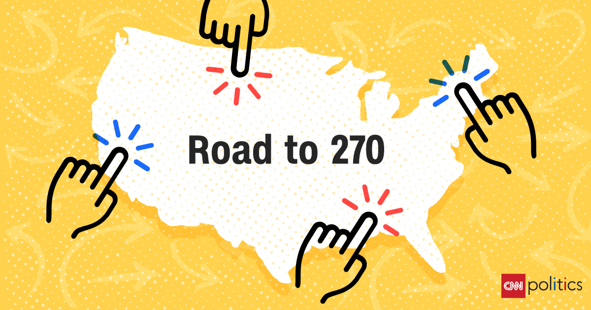 Cnn 2020 Presidential Map Electoral College Interactive Maps: The Road To 270