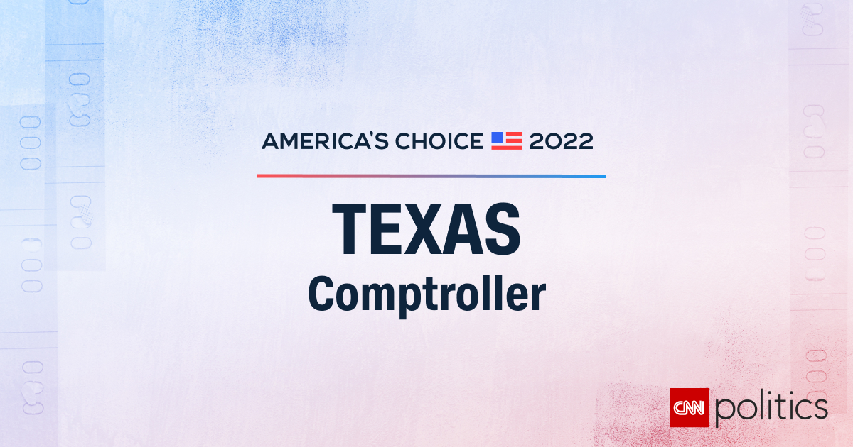 Texas comptroller democratic primary election results and maps 2022