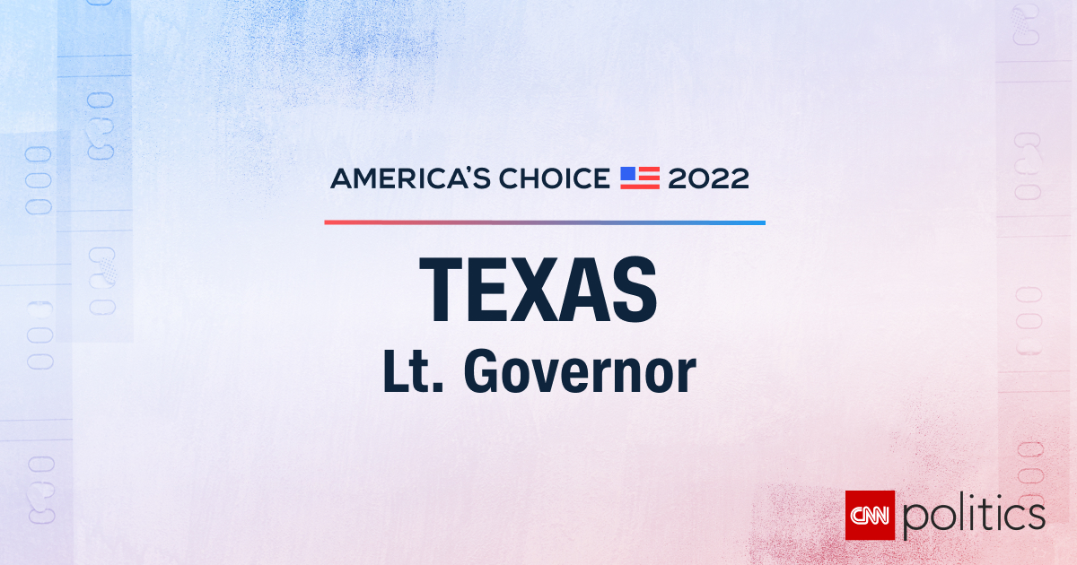 Texas lieutenant governor democratic primary election results and maps