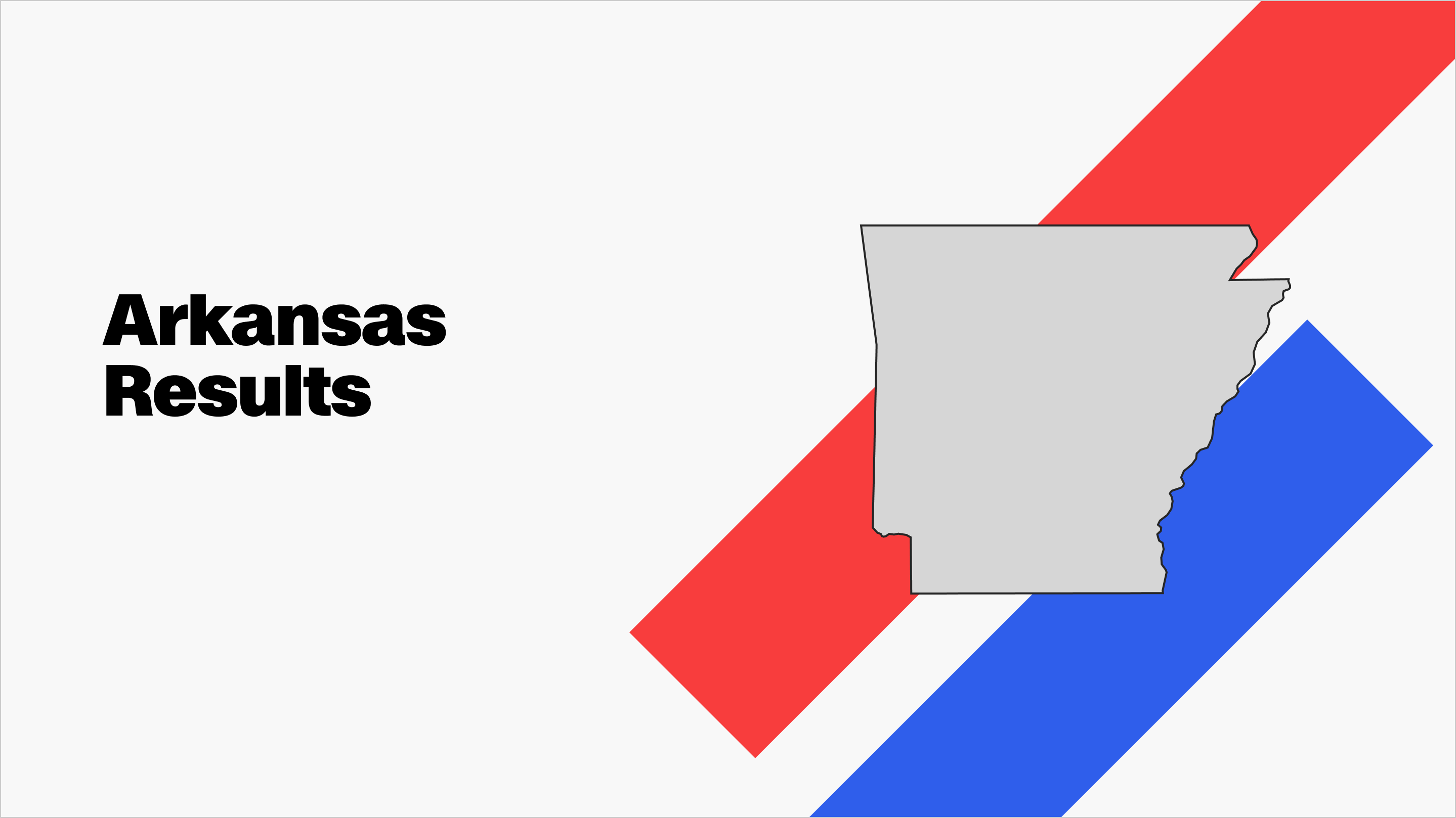 Arkansas Democratic and Republican primary election results and maps