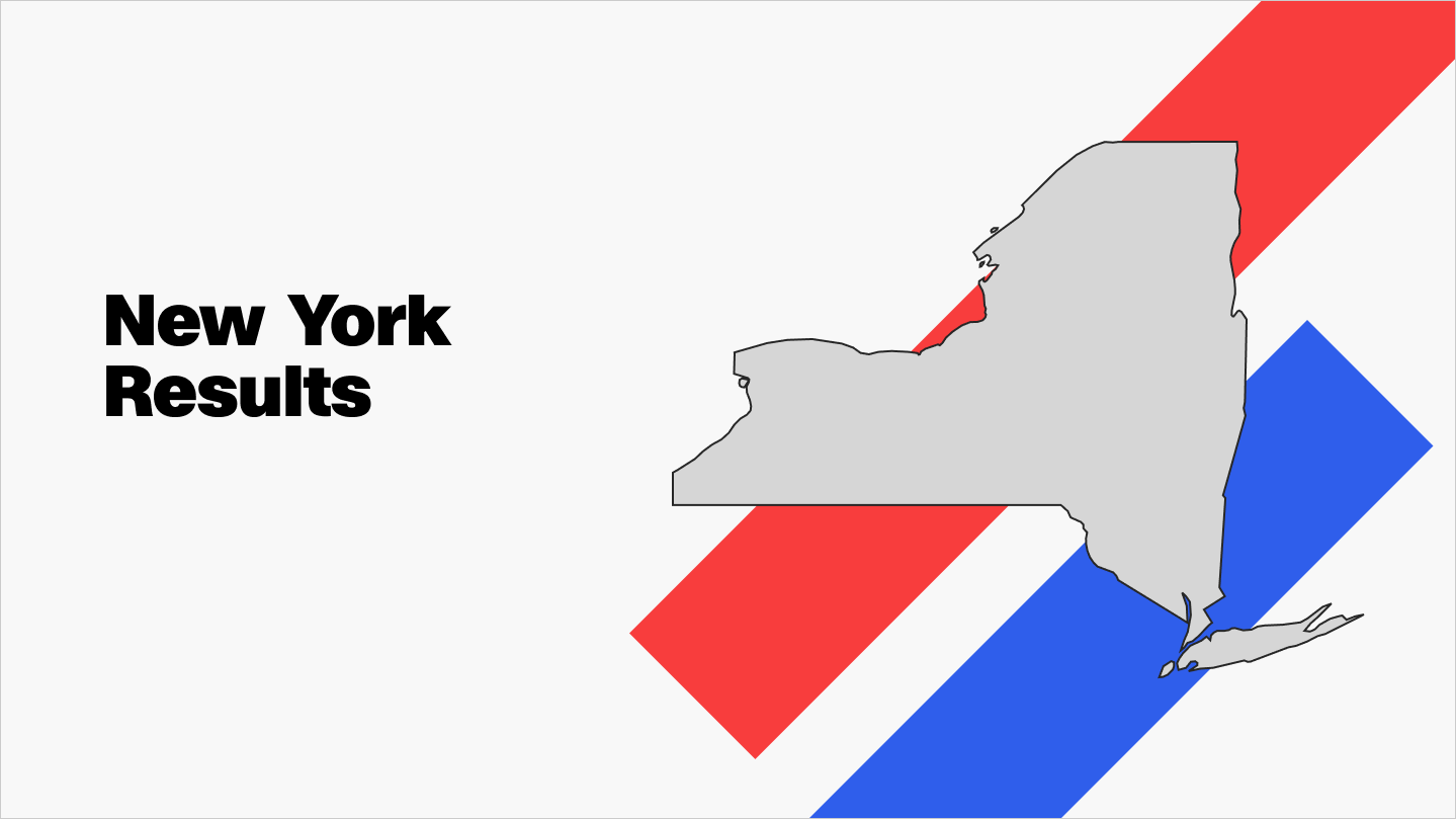 New York Democratic and Republican primary election results and maps